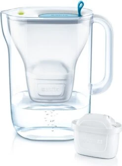 BRITA - Waterfilterkan Style Cool - Blauw - 2,4L + 3 MAXTRA+ Waterfilterpatronen -Thee Promotie Winkel 884x1200