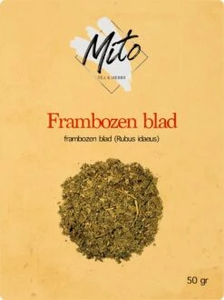 Mito Tea & Herbs - Frambozenblad Thee - Losse Thee - Rijk Aan Ijzer - Vruchtenthee - 50 Gram -Thee Promotie Winkel 897x1200 3