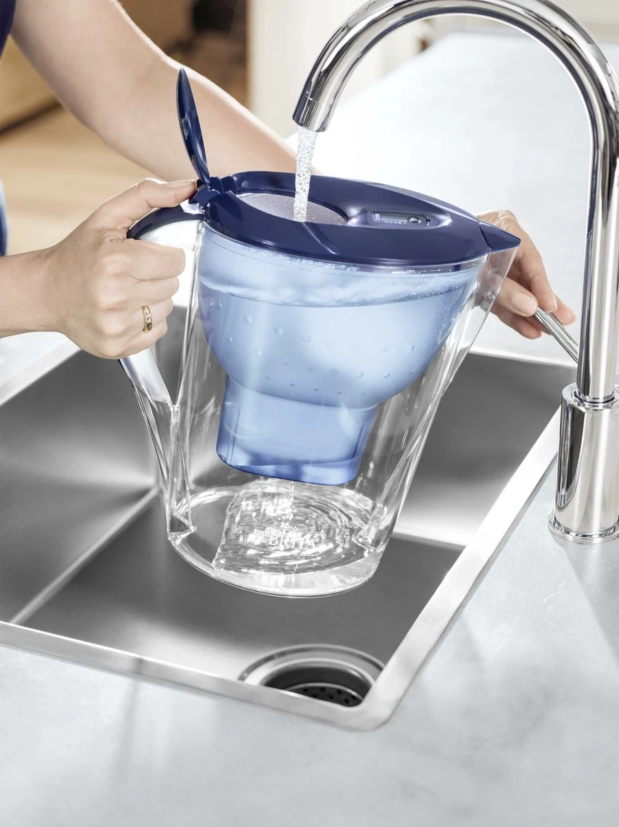 BRITA - Waterfilterkan Marella XL - Blauw - 3,5L 4 BRITA - Waterfilterkan Marella XL - Blauw - 3,5L - Afbeelding 4