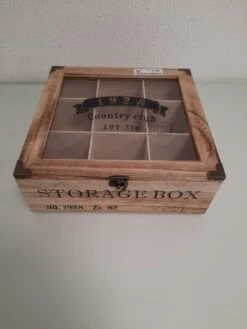 Merkloos Houten Theekist - 9-vaks Theedoos 9 Merkloos Houten Theekist - 9-vaks Theedoos -Thee Promotie Winkel 900x1200 9