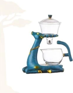 Green Gringo | Theeset | Sierlijke Magnetische Theepot | 6 Thee Glazen | Thee Ceremonies |