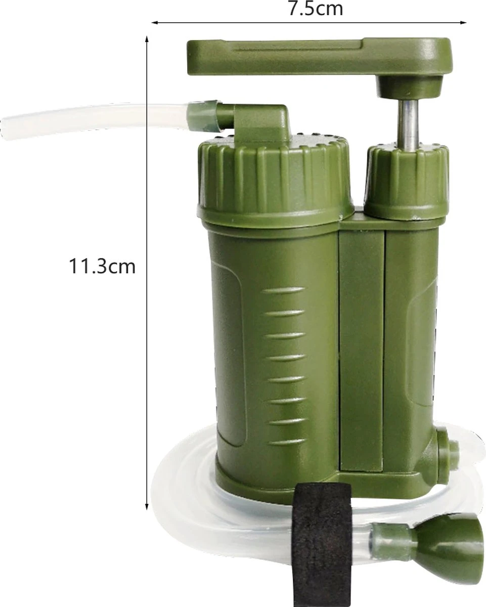 Luxe Water Filter Straw Incl. Waterzak - Complete Set - Waterfilter - Waterfles - Waterzuiveraar - Outdoor Life - Survival - BPA-vrij - Filtert 5000LL 8 Luxe Water Filter Straw Incl. Waterzak - Complete Set - Waterfilter - Waterfles - Waterzuiveraar - Outdoor Life - Survival - BPA-vrij - Filtert 5000LL - Afbeelding 8