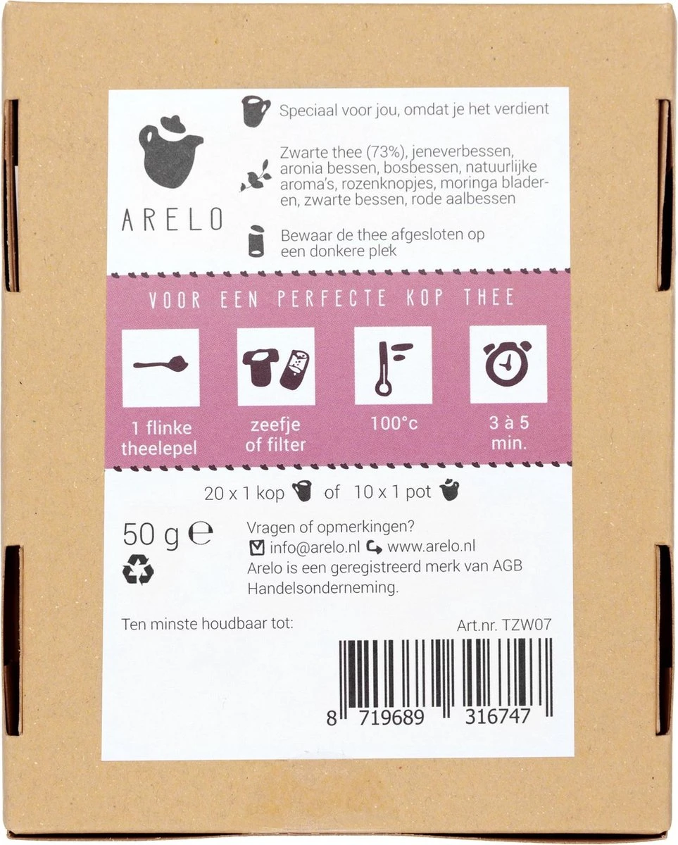 Losse Thee - Pakket - Cadeau - Bedankt 4 Losse Thee - Pakket - Cadeau - Bedankt - Afbeelding 4