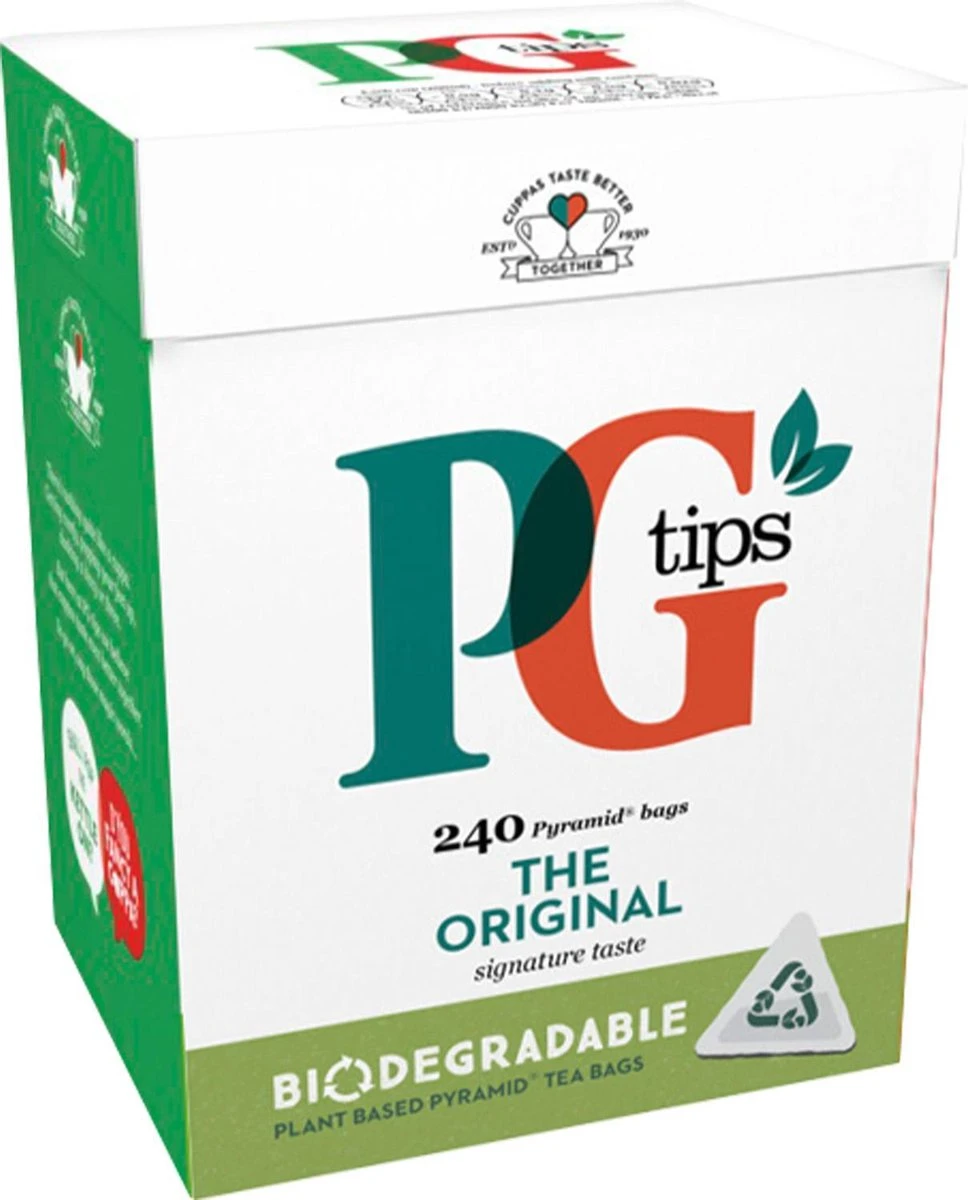 PG Tips | 100% Zwarte Thee | 4x 240 Zakjes | Extra Grote Verpakking 1 PG Tips | 100% Zwarte Thee | 4x 240 Zakjes | Extra Grote Verpakking
