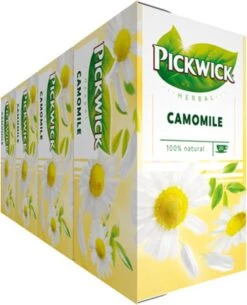 Pickwick Camomile Kruidenthee - 4 X 20 Zakjes -Thee Promotie Winkel 972x1200