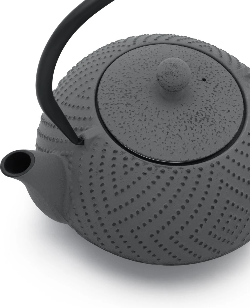 Bredemeijer Theepot Fujian 1.2L Met Filter Warm Grijs 2 Bredemeijer Theepot Fujian 1.2L Met Filter Warm Grijs - Afbeelding 2